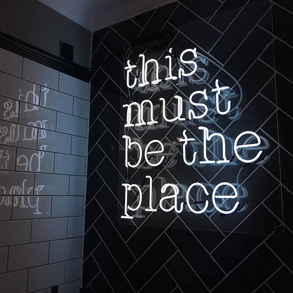 this must be the place neon light