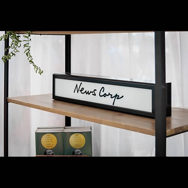 New Corp logo lightbox