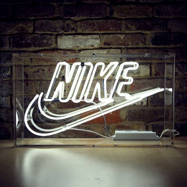 Nike neon logo light