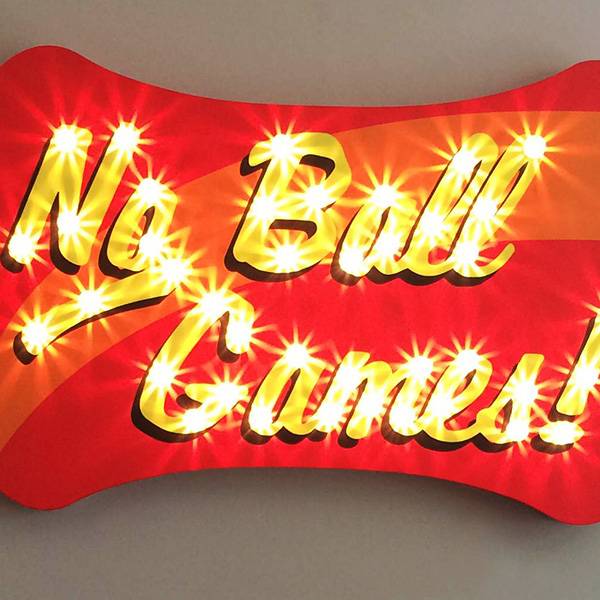 fairground lights vintage No Ball Games