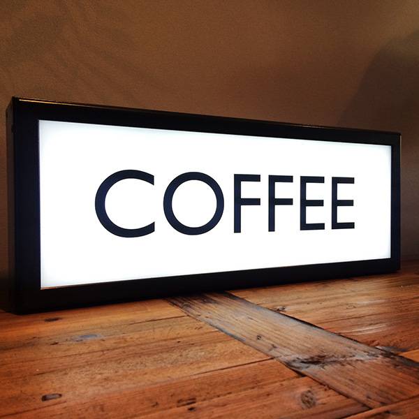 Lightbox vintage white coffee