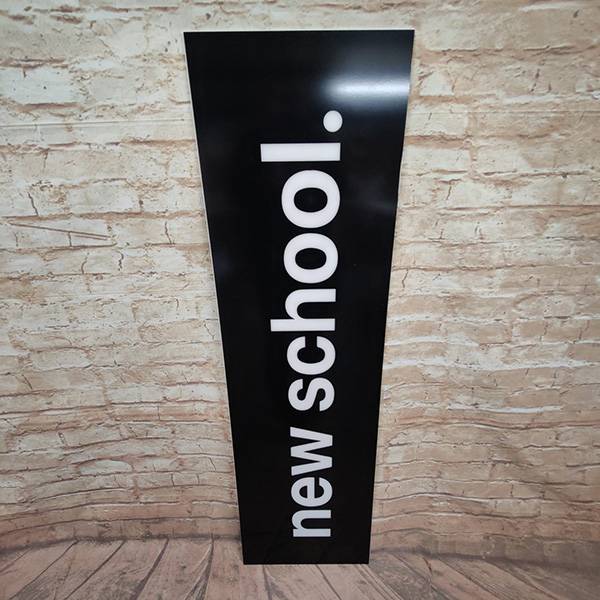 new school self standing lightbox