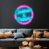 cocktails and dreams neon sign