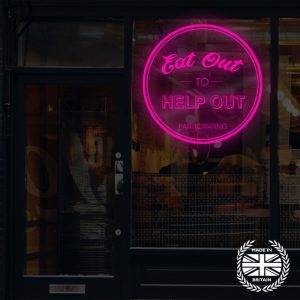 Eat Out Edgelit Sign