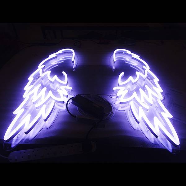 Christmas angel wings for display lighting