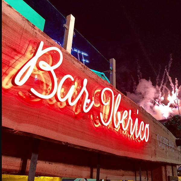 christmas neon signage for retail