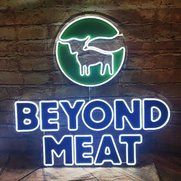 Beyond Meat neon sign