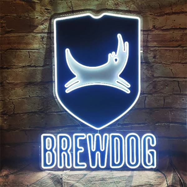 Brewdog led neon sign