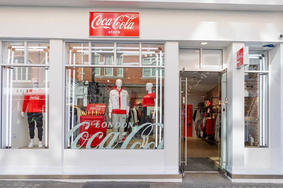 Coca-Cola store london frontage
