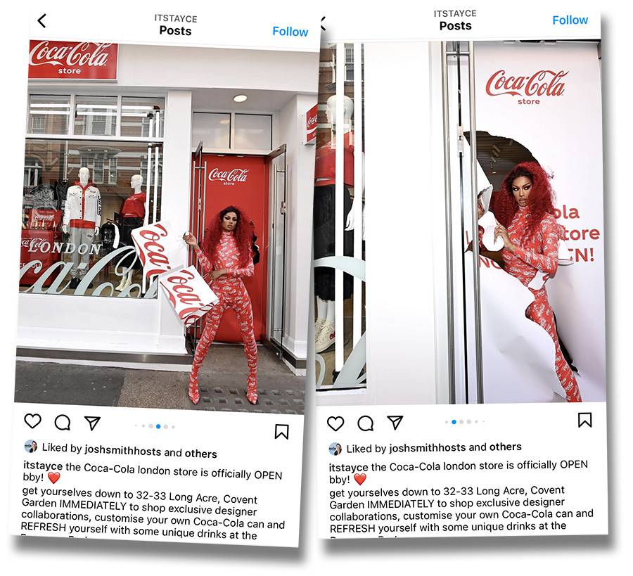 Tayse opens coke store london