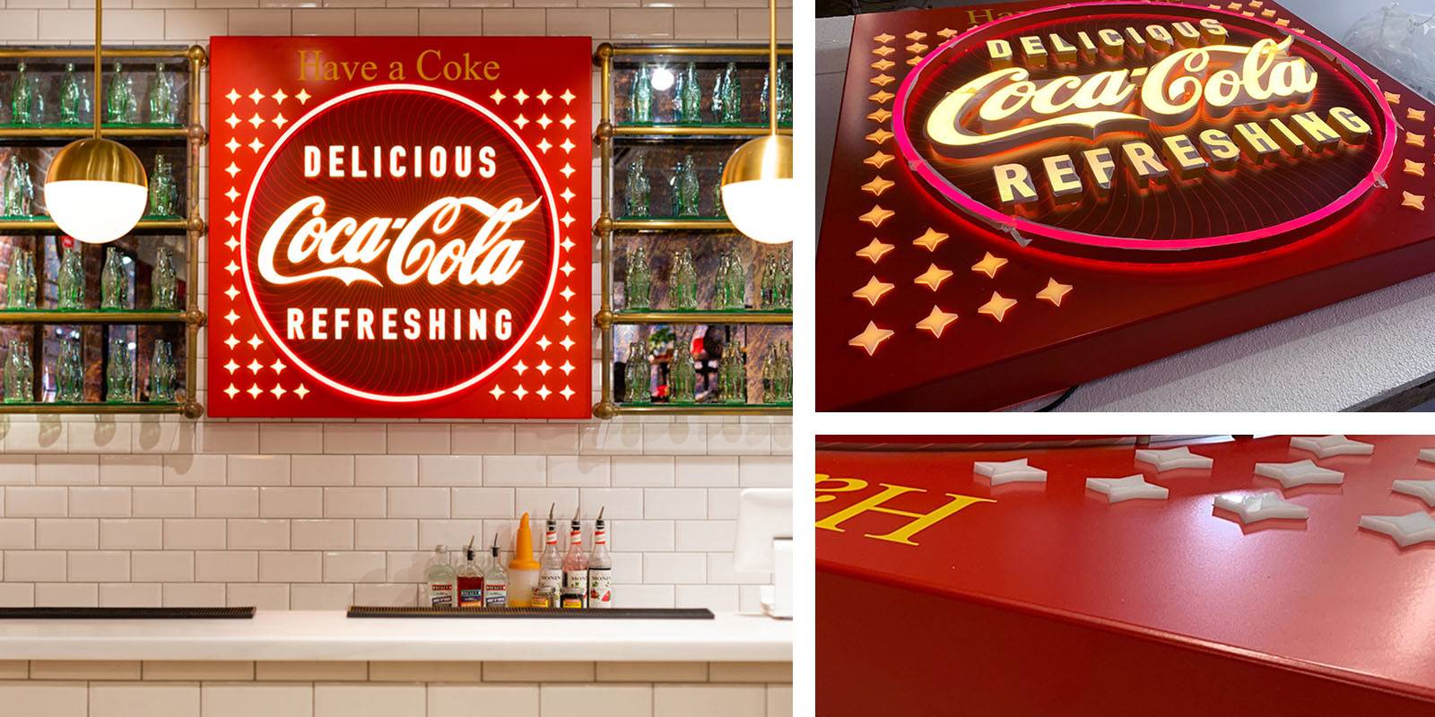 Coca Cola lightbox