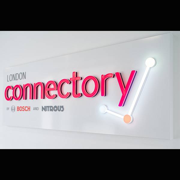 London Connectory building sign