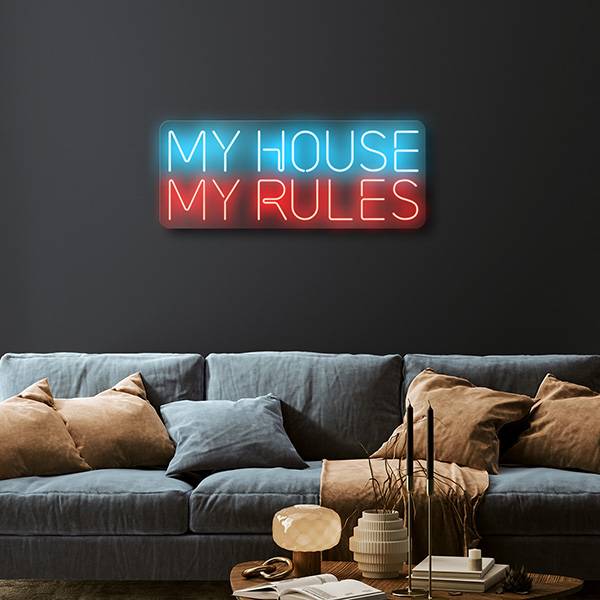 My house my rules lighting design render