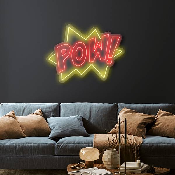 Pow! comic lighting design