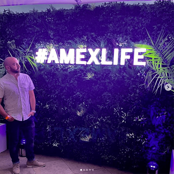 Amexlife event signage