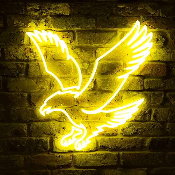Lyle Scott Eagle neon logo
