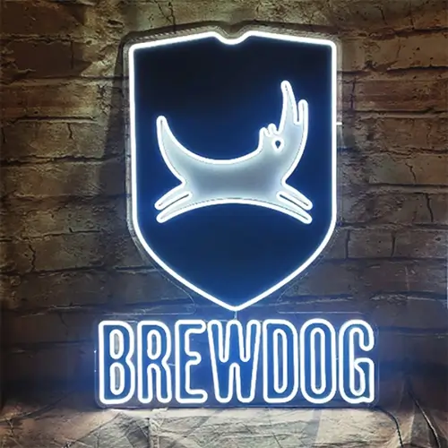 brewdog LED neon logo
