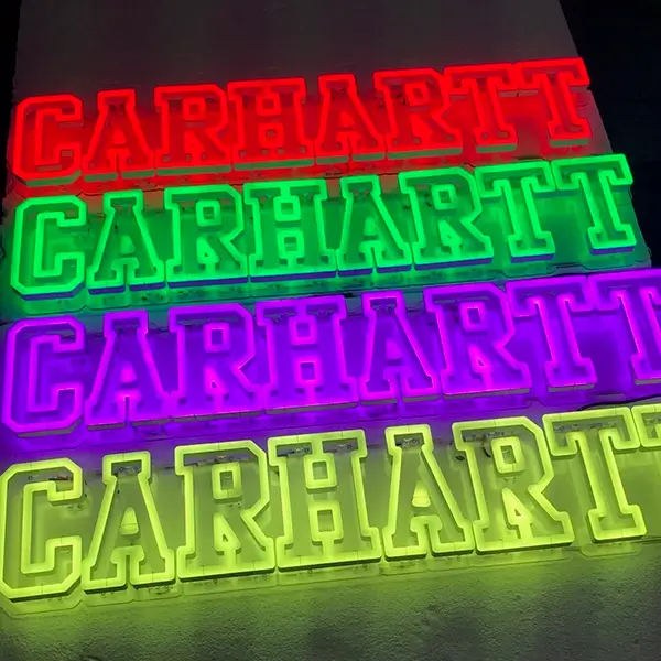 carhartt neon logos