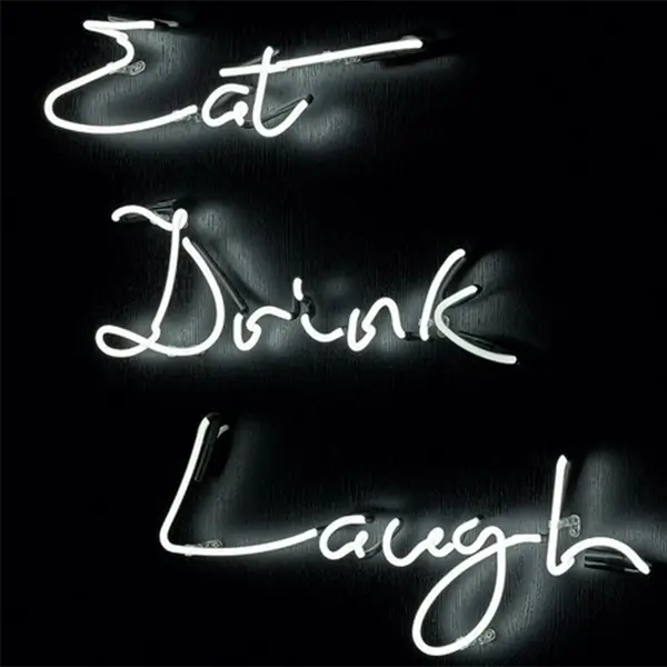 eat drink laugh neon bar signs