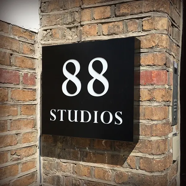 88 studios light box in London
