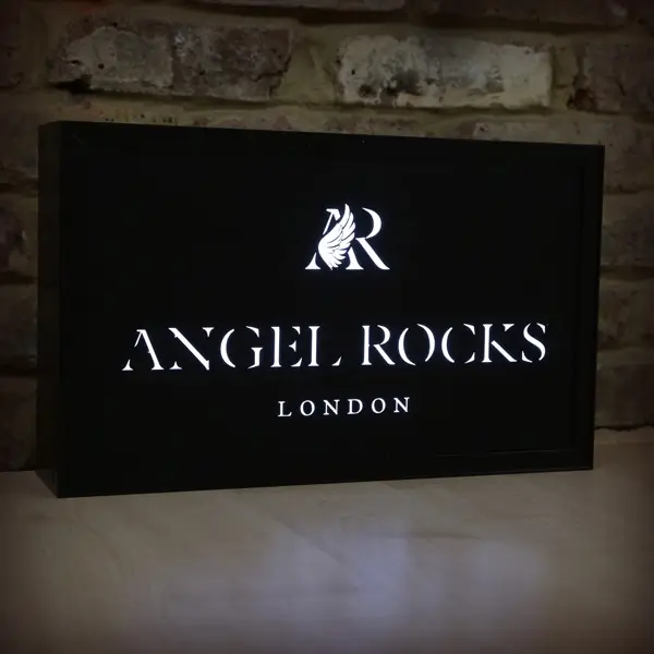 London Angel Rocks light box