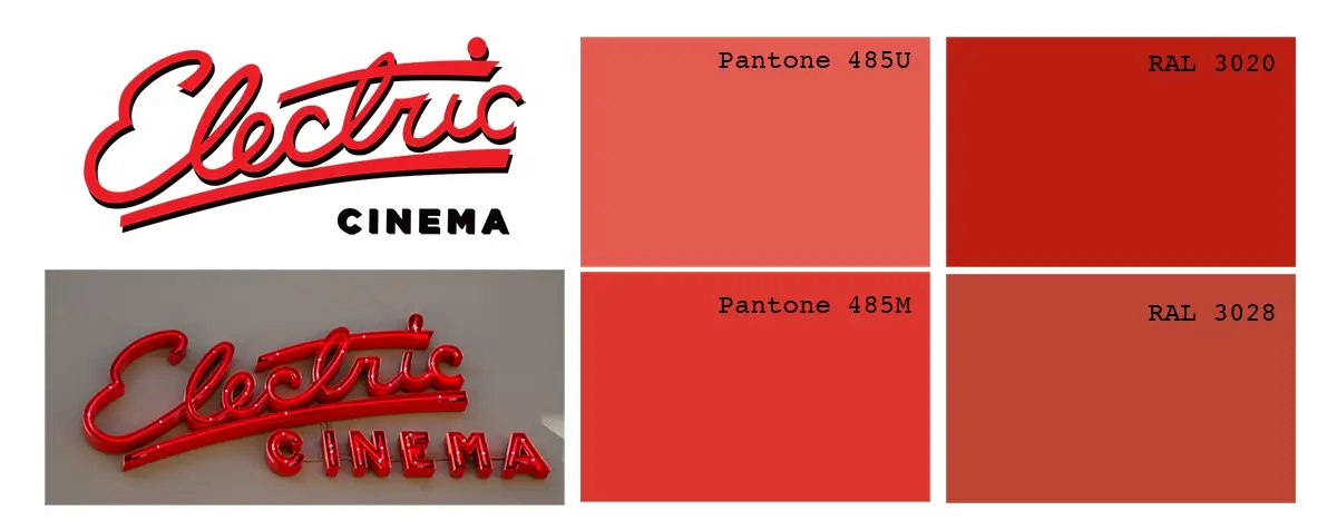 Electric Cinema Pantone Colours copy