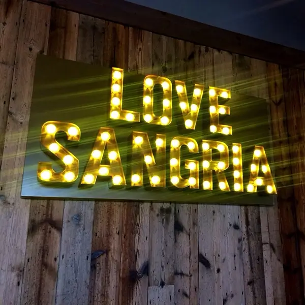 Love Sangria Letter Lights