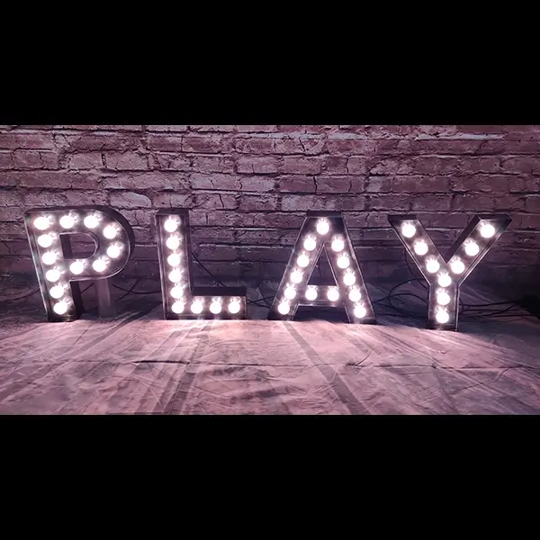 Play letter lights