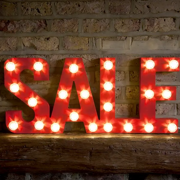 sale light up letters
