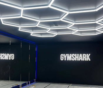 gymshark gym signage