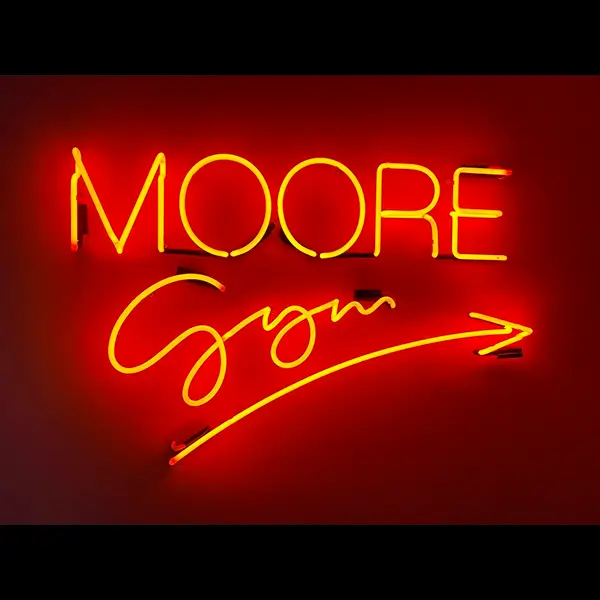 moore gym sign