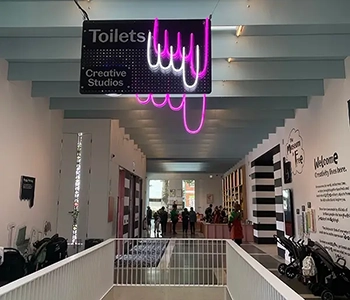 toilets wayfinding signage