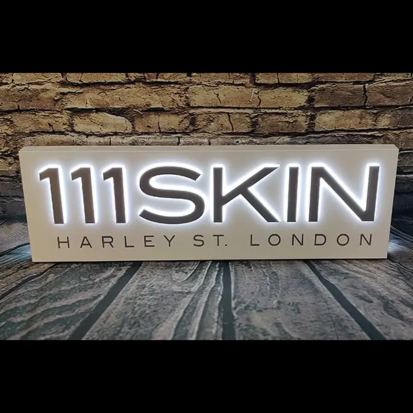 111Skin corporate signage