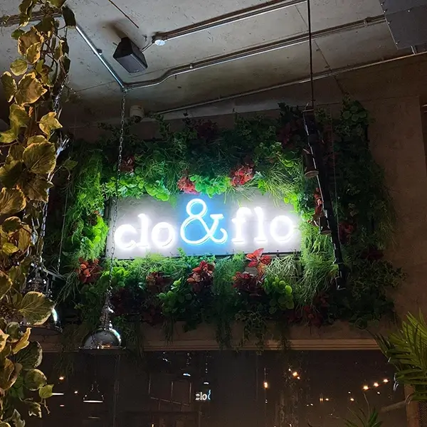 clo and flo business sign