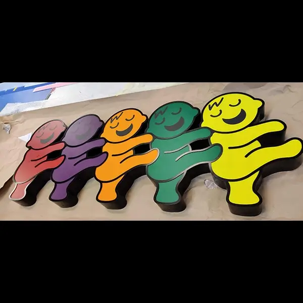 jelly babies corporate signage