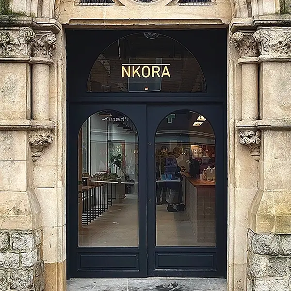 nkora coffee restaurant sign