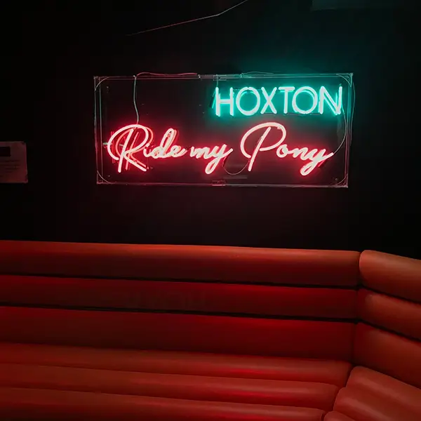 ride my hoxton pony bar signs