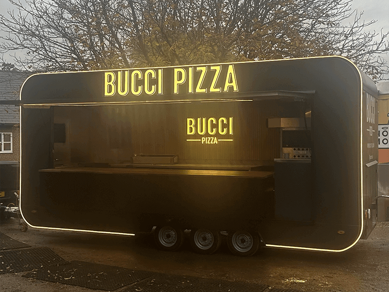 catering trailer sign