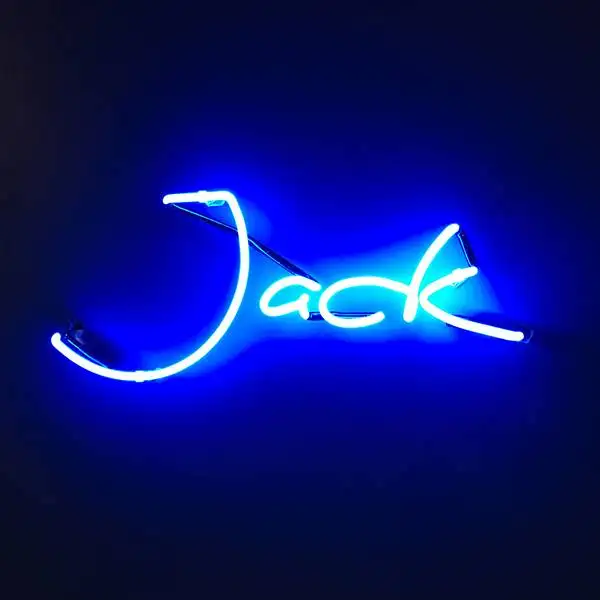 Jack blue bromo neon sign