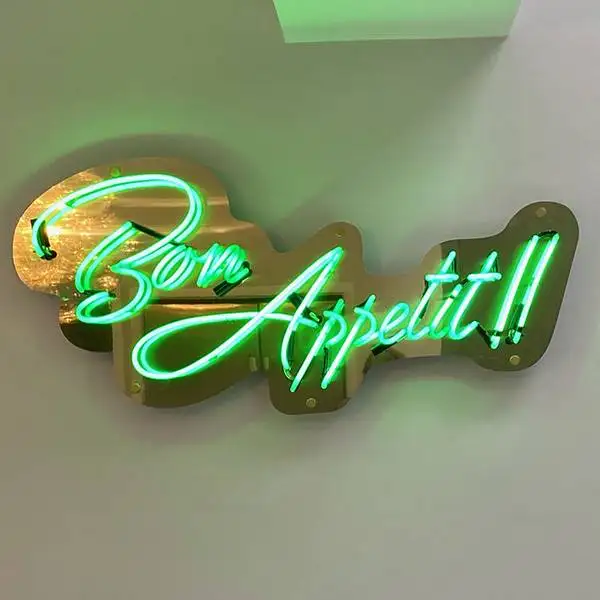 authentic bon appetit neon