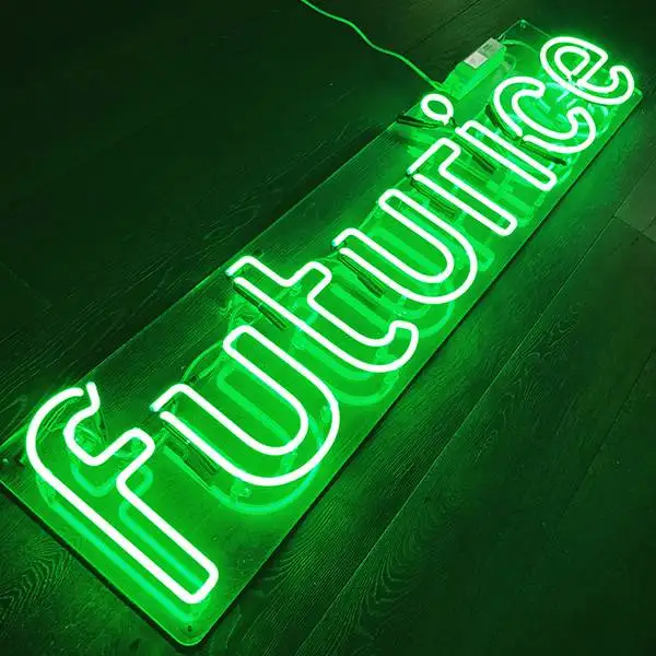futurice traditional glass neon sign