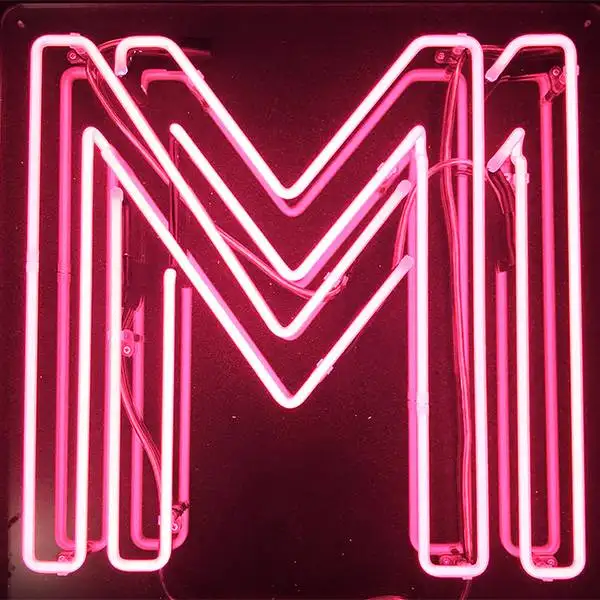 mm real neon signage