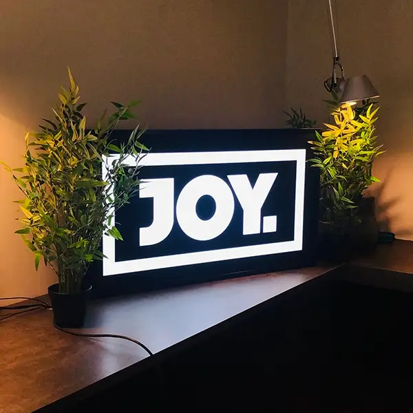 led lightbox joy