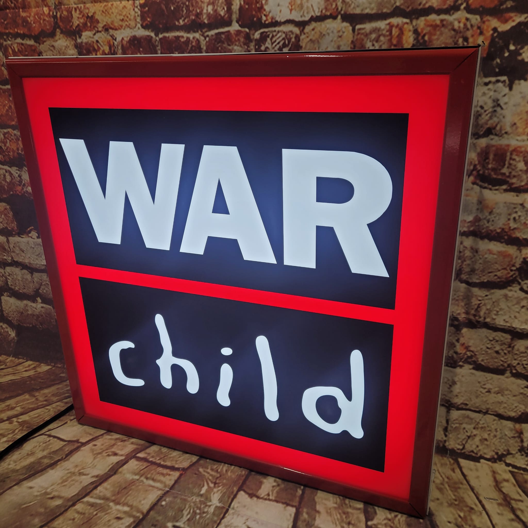 lightbox sign warchild