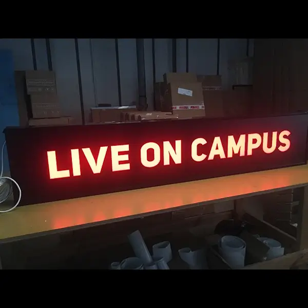 live on campus lightbox