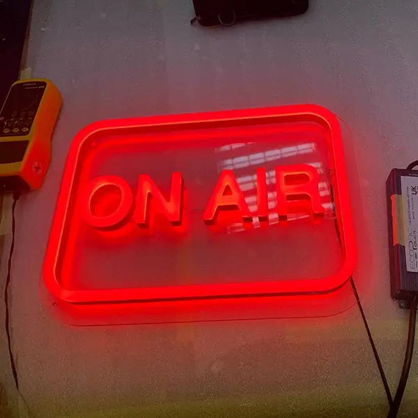 on air neon ultra sign