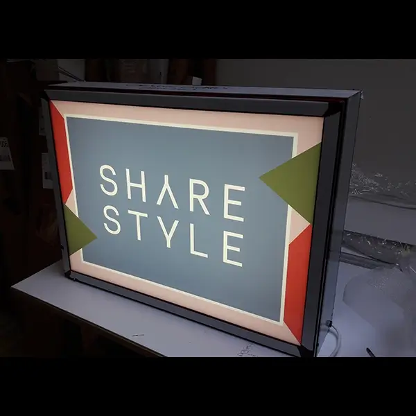 share style lightbox