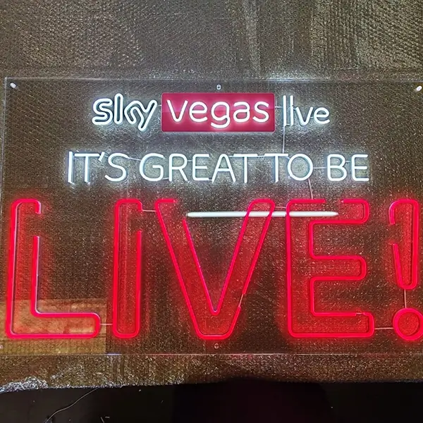 Sky Vegas event signage