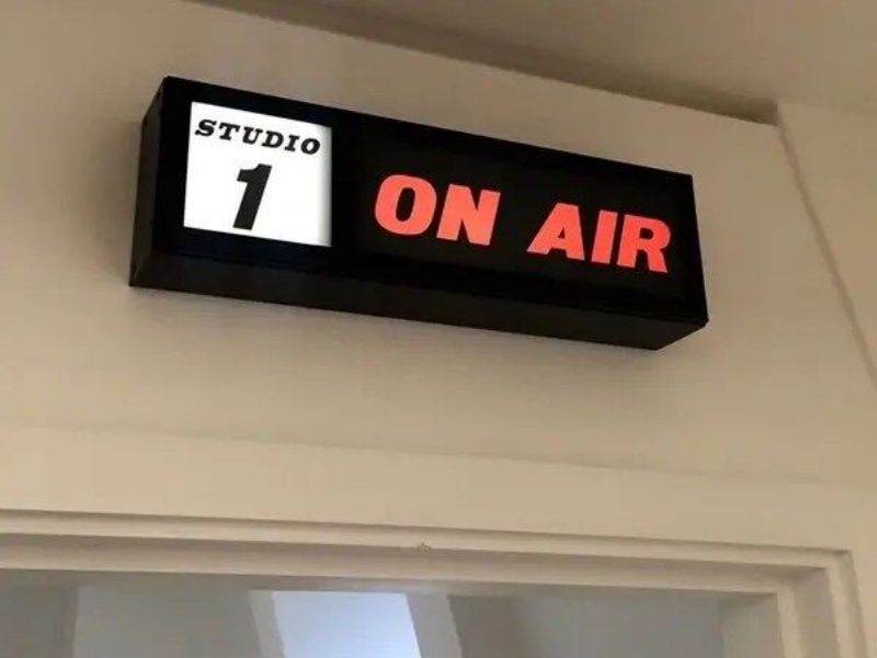lightbox-signage-studio-one-on-air-min